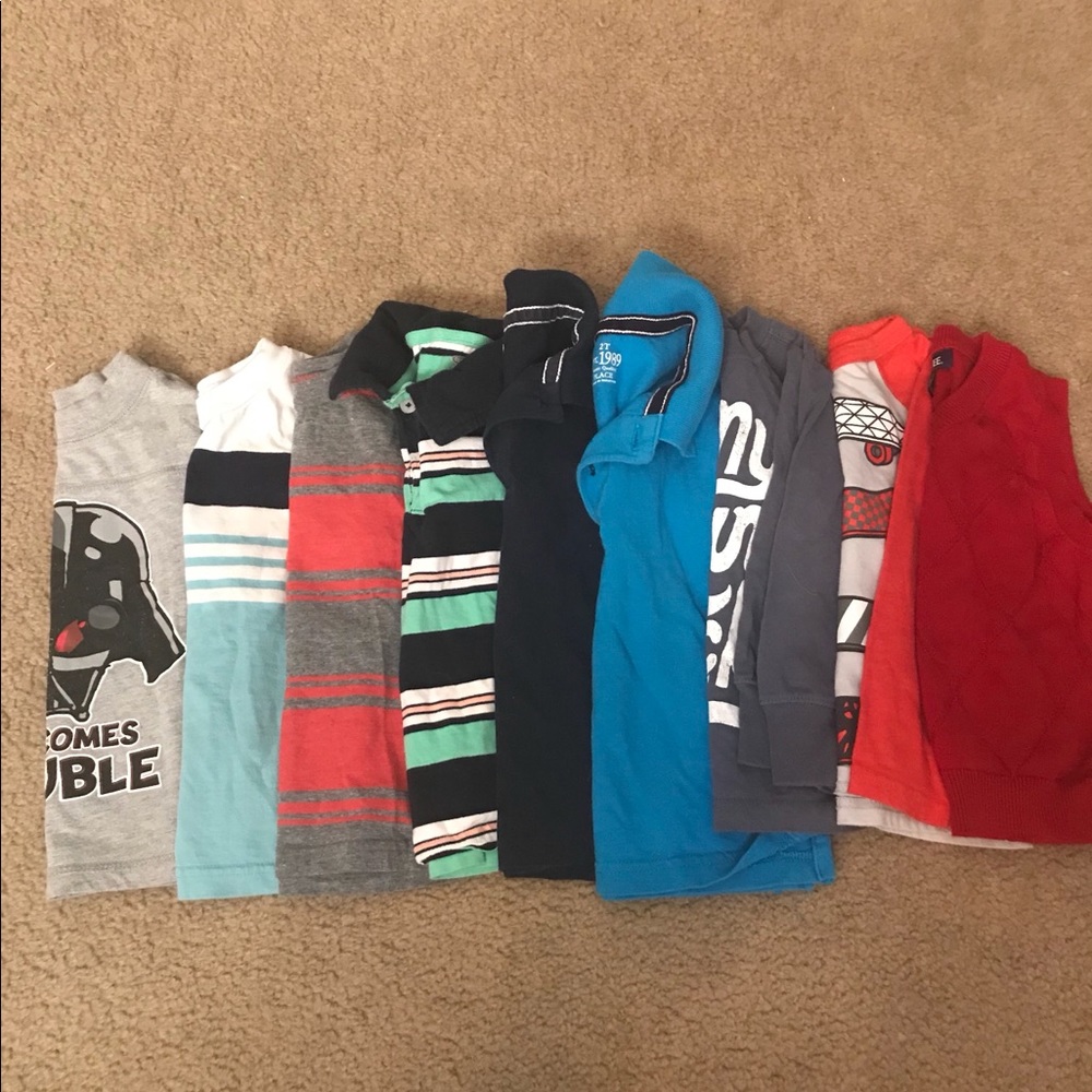 Bundle of Boys 2T shirts!!